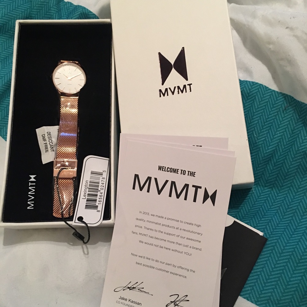 MVMT Lexington Rose Gold watch